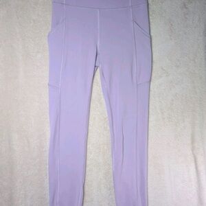 Lululemon women’s Lilac Invigorate High Rise Leggings size 4 athletic runners